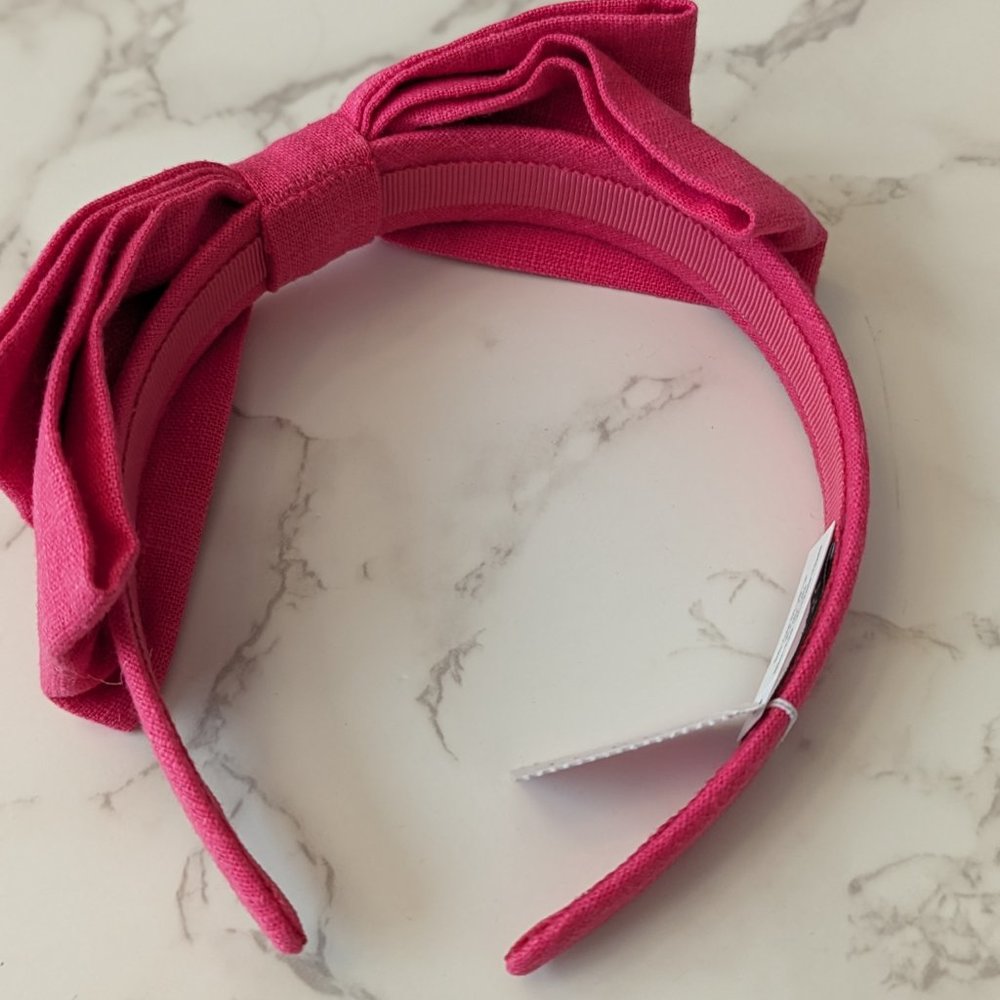 J.Crew Linen-blend Bow Headband - Picture 4 of 5
